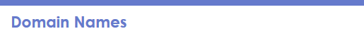 Domain Names